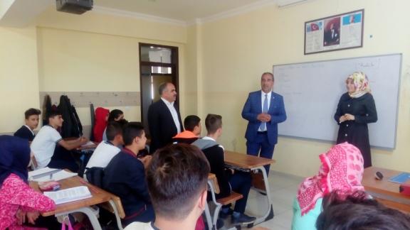 Şehitkâmil İlçe Milli Eğitim Müdürümüz  Mehmet YAĞCI nın Okul Ziyaretleri Devam Ediyor.