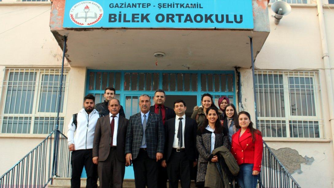 Şehitkâmil İlçe Milli Eğitim Müdürümüz Mehmet YAĞCI nın Okul Ziyaretleri Devam Ediyor