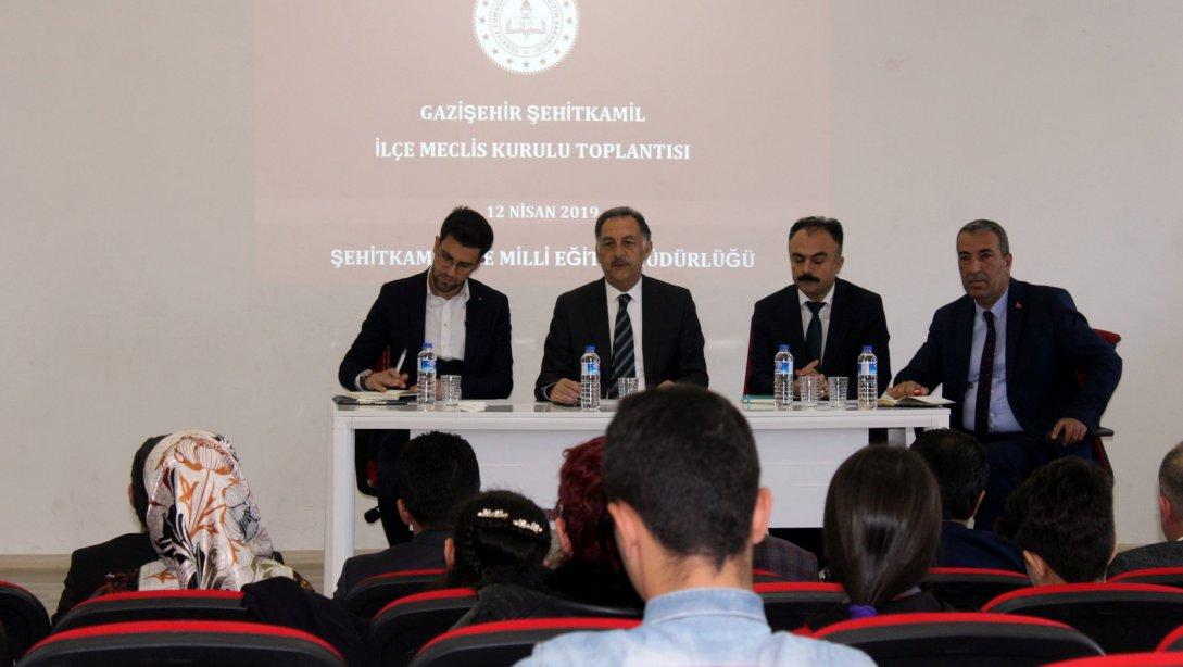 Gazişehir Şehitkamil İlçe Meclis Toplantısı, Şehitkamil Halk Eğitim Merkezimizde Gerçekleştirildi.