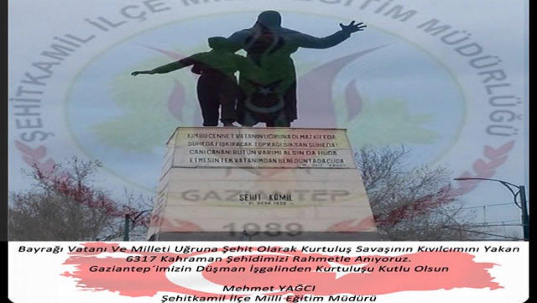 25 Aralık Gaziantep'in Kurtuluş Günü Kutlu Olsun
